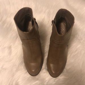 Tan booties